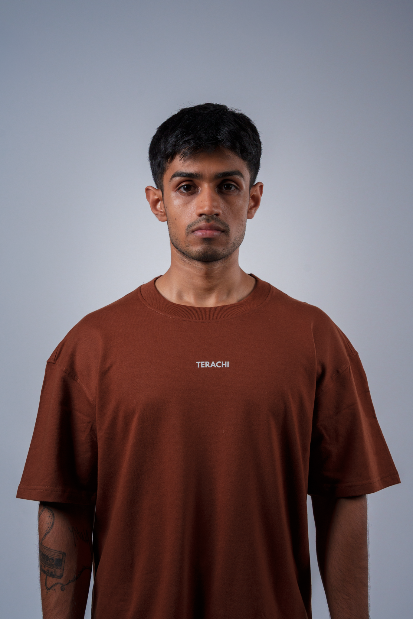 Relentless Oversized T-shirt Brown