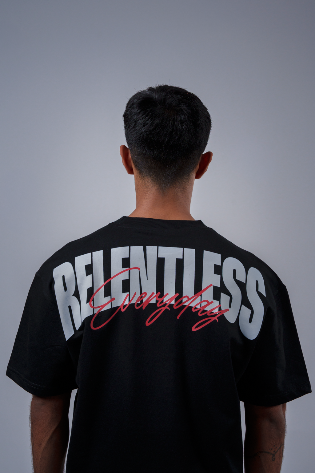 Relentless Oversized T-shirt Black