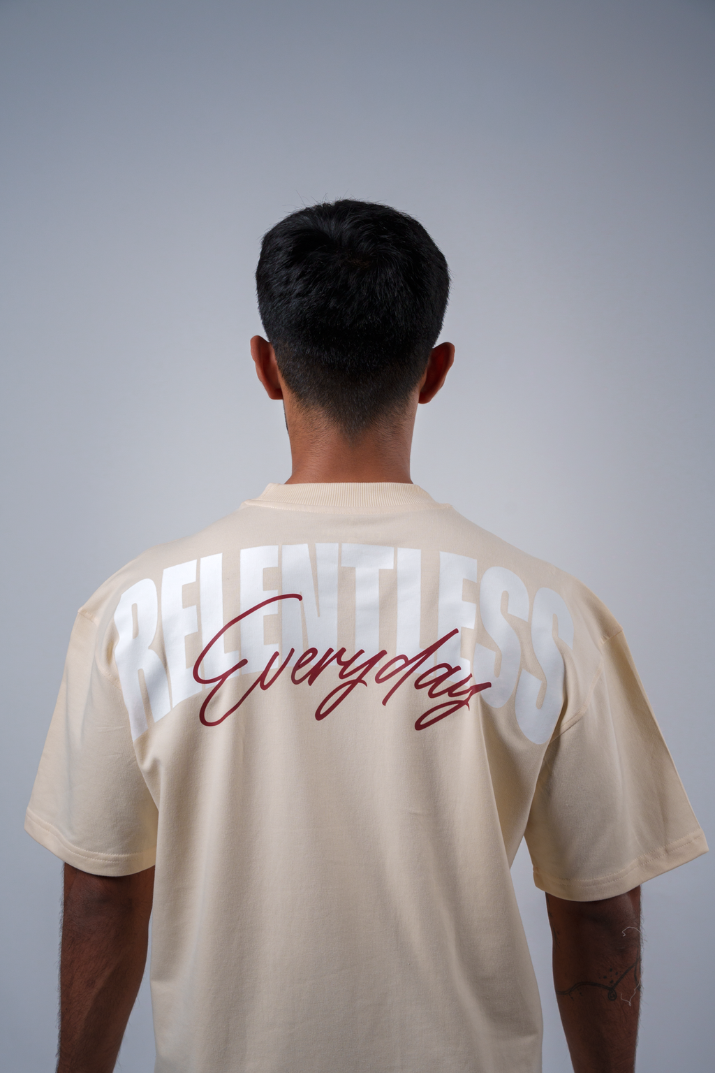 Relentless Oversized T-shirt Beige