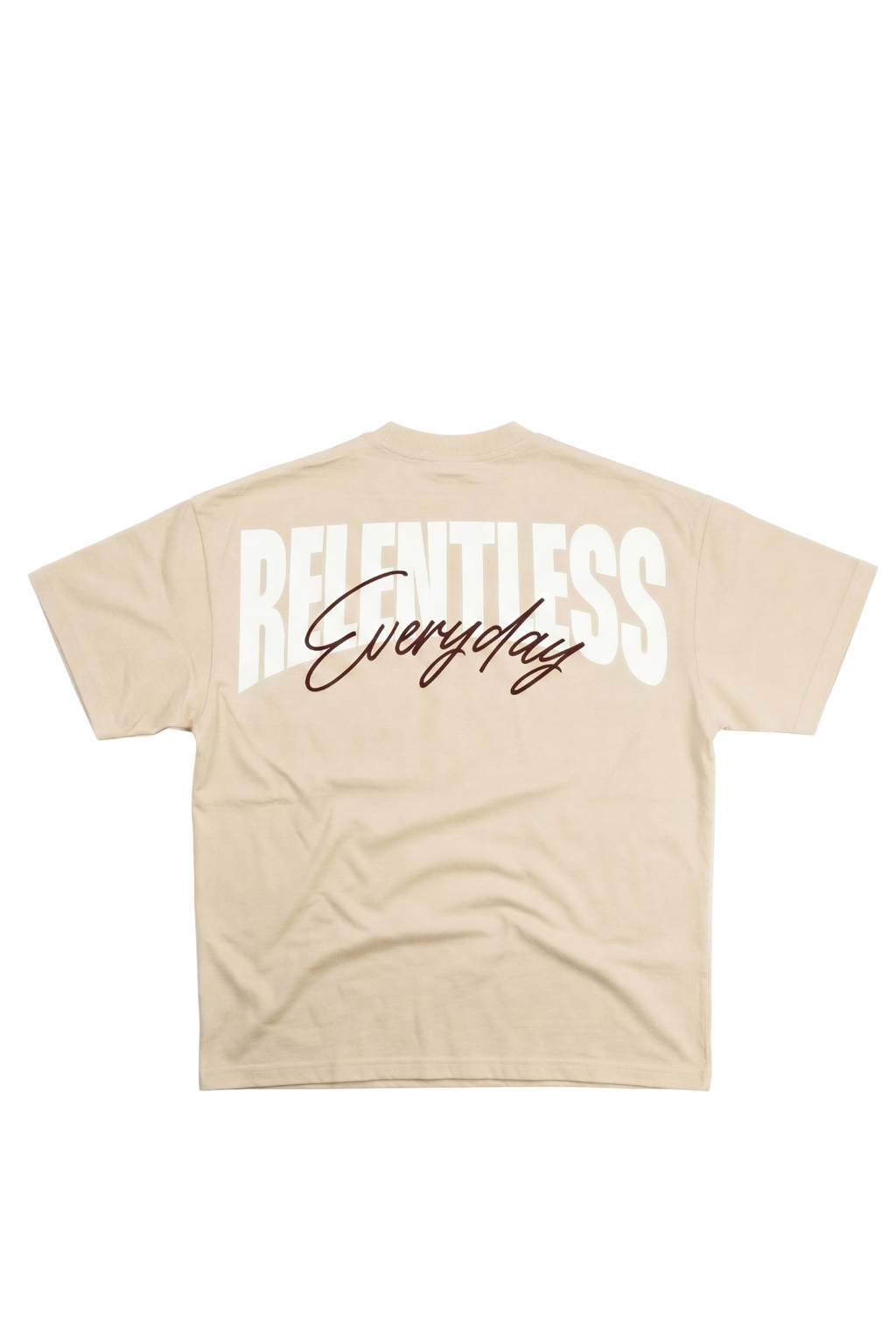 Relentless Oversized T-shirt Beige