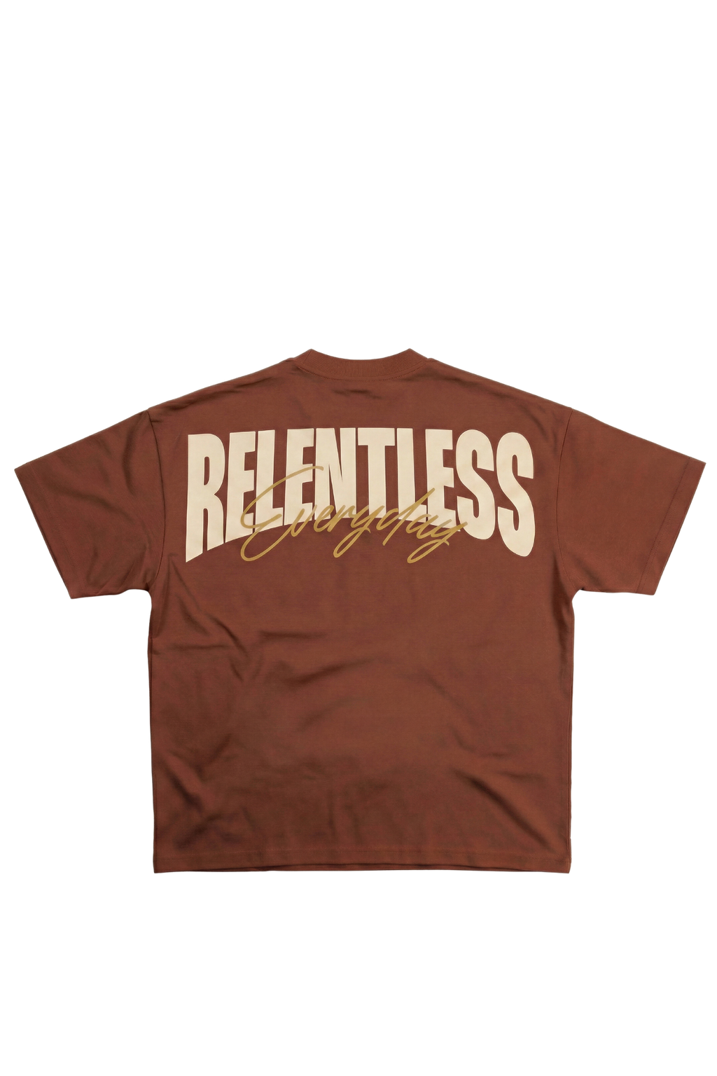 Relentless Oversized T-shirt Brown