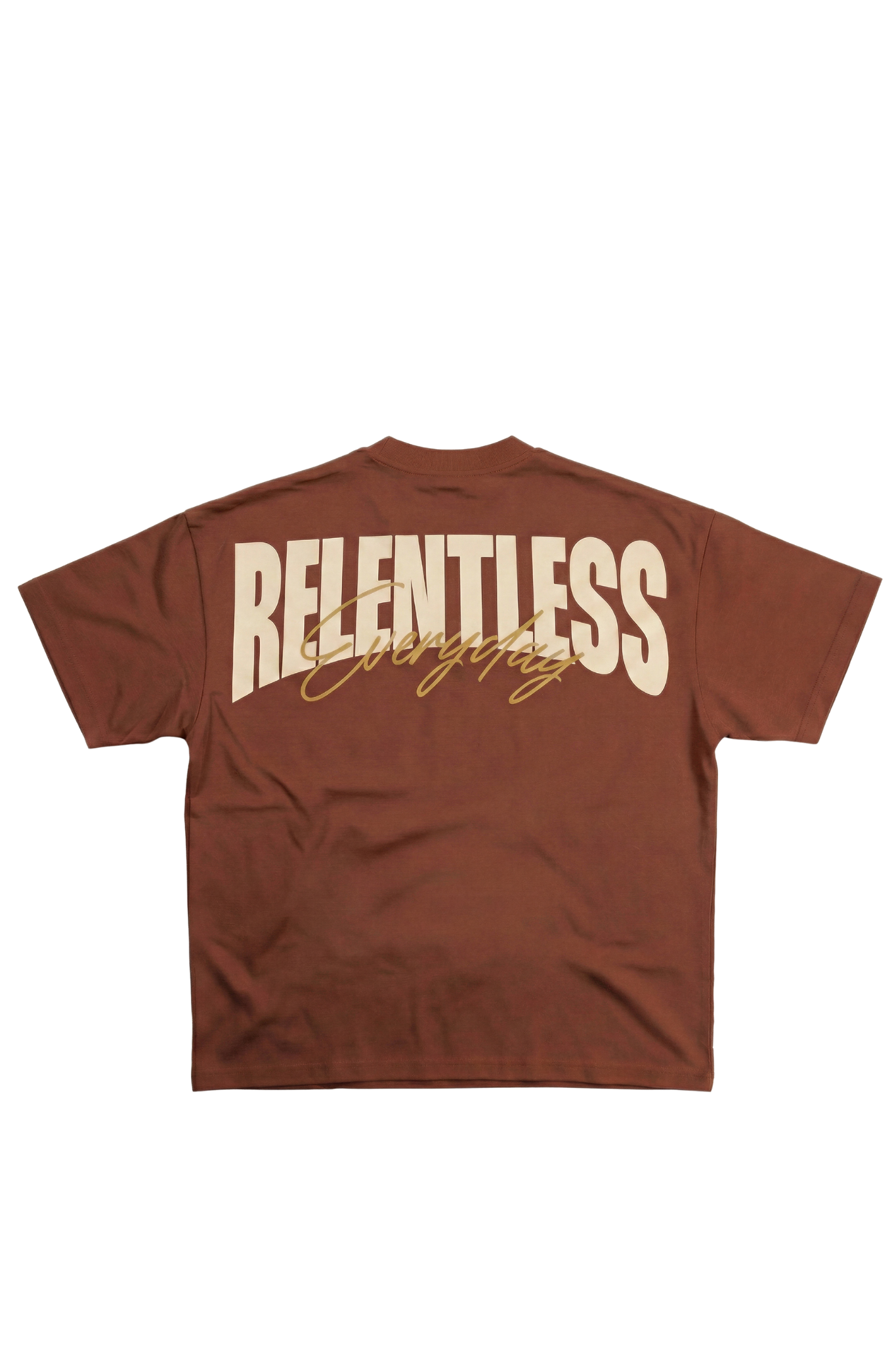 Relentless Oversized T-shirt Brown